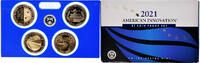 United States Dollar Coin, American Innovation, BE.Coffret 4 monnaies -