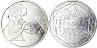 France 25 Euro Respect., Silver, Gadoury:EU 650 -