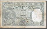France 20 Francs Banknote, 20 F 1916-1919 ''Bayard'', 1918-12-10 -