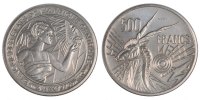 Central African States 500 Francs Coin, Paris, Nickel, KM:E9 -
