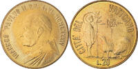 Vatican 20 Lire Coin, VATICAN CITY, John Paul II, Roma, FDC -