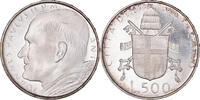 VATICAN CITY 500 Lire 1979 Roma Coin, John Paul II, Roma, Silver MS(65-70)