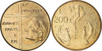 Vatican 200 Lire Coin, VATICAN CITY, John Paul II, Roma, FDC -