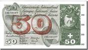 Switzerland 50 Franken 1965 Banknote, 1965-01-21 AU(55-58)