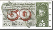 Switzerland 50 Franken Banknote, 1969-01-15 -