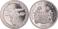Sierra Leone Dollar Coin, L'antilope.BU, Cupronickel, KM:484 -