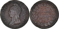 France Decime Coin, Dupré, Strasbourg, Bronze -