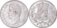 France 5 Francs Coin, Charles X, Lille, Rare in this quality -