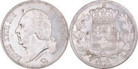 France 5 Francs Coin, Louis XVIII, Lille, Rare in this quality -