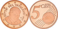 VATICAN CITY 5 Euro Cent Rome, Proof, Copper Plated Steel -