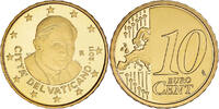 VATICAN CITY 10 Euro Cent Rome, Proof, Brass, KM:385 -