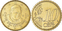 VATICAN CITY 10 Euro Cent Rome, BU, Brass, KM:385 -