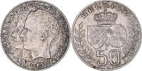 Belgium 50 Francs, 50 Frank Coin, Baudouin I, Silver -