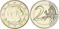 Monaco 2 Euro Paris, Bi-Metallic, Gadoury:MC201, KM:196 -