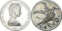 BRITISH VIRGIN ISLANDS Dollar Coin, Elizabeth II, Franklin Mint, U.S.A. -