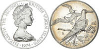 BRITISH VIRGIN ISLANDS Dollar Coin, Elizabeth II, Franklin Mint, U.S.A. -