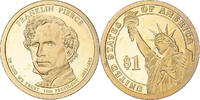 United States Dollar Coin, Franklin Pierce, San Francisco, satin finish -
