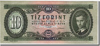 Hungary 10 Forint Banknote, 1969-06-30 -