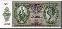 Hungary 10 Pengö Banknote, 1936-12-22 -