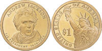 United States Dollar Coin, Andrew Jackson, U.S. Mint, San Francisco -