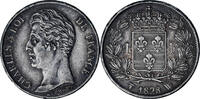 France Franc Coin, Charles X, Lille, Silver, KM:724.13 -