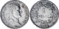 France Franc Coin, Napoléon I, Lille, Silver, KM:682.14 -