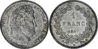 France Franc Coin, Louis-Philippe, Paris, Silver, KM:748.1 -