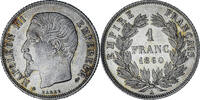 France Franc Coin, Napoleon III, Paris, bee, Silver -