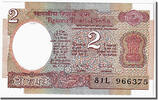 India 2 Rupees Banknote -