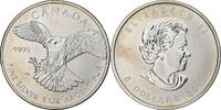 Canada 5 Dollars Elizabeth II, Aigle, 1 Oz, Silver -