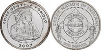 United States Dollar Poarch Creek Indians, Flan mat, Silver -