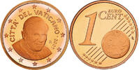 VATICAN CITY Euro Cent Benedict XVI, Proof, Rome, Copper Plated Steel -