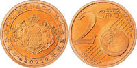 Monaco 2 Euro Cent Rainier III, Proof / BE, Paris, Copper Plated Steel -