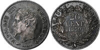 France 20 Centimes Napoleon III, Paris, Silver, Gadoury:305 -