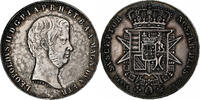 ITALIAN STATES Quattro (4) Fiorini TUSCANY, Leopold II, Silver -