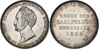 German States Gulden SAXE-MEININGEN, Bernhard II, Rare, Silver -