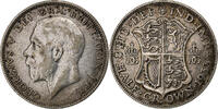 Great Britain 1/2 Crown George V, Silver, KM:835 -