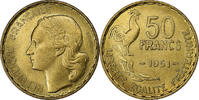 France 50 Francs Guiraud, Paris, Aluminum-Bronze -