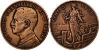 Italy 5 Centesimi Vittorio Emanuele III, Rome, Bronze, KM:42 -