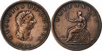 Great Britain 1/2 Penny George III, Copper, KM:662 -