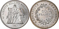 France 50 Francs Hercule, Paris, hybrid, Silver -