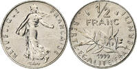 France 1/2 Franc Semeuse, Paris, BU, Nickel, Gadoury:429 -