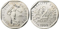 France 2 Francs Semeuse, Paris, BU, Nickel, Gadoury:547 -