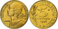 France 5 Centimes Marianne, Paris, BU, Aluminum-Bronze -