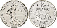 France 1/2 Franc Semeuse, Paris, BU, Nickel, Gadoury:429 -