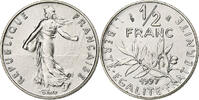 France 1/2 Franc Semeuse, Paris, BU, Nickel, Gadoury:429 -