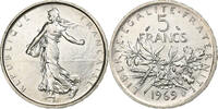 France 5 Francs Semeuse, Paris, Silver, Gadoury:770, KM:926 -