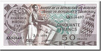 Burundi 50 Francs Banknote, 1979-05-01 -