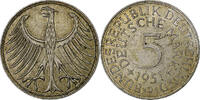 Federal Republic of Germany 5 Mark GERMANY - FEDERAL REPUBLIC, Hamburg, Silver, KM:112.1 -