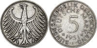 Federal Republic of Germany 5 Mark GERMANY - FEDERAL REPUBLIC, Stuttgart, Silver, KM:112.1 -